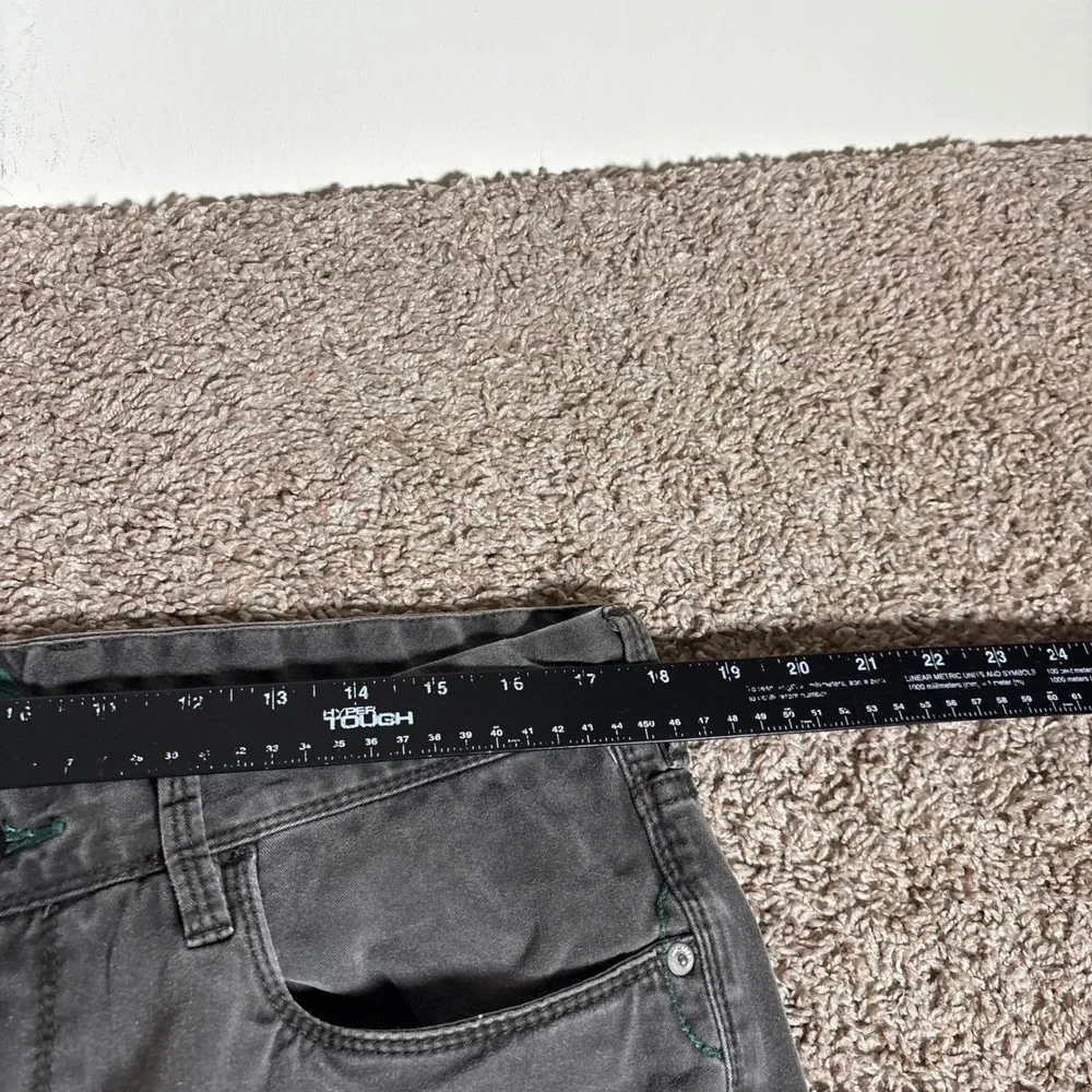 Tommy Bahama Mens Standard Fit Gray Straight Leg Stretch Pants Fits 36x30